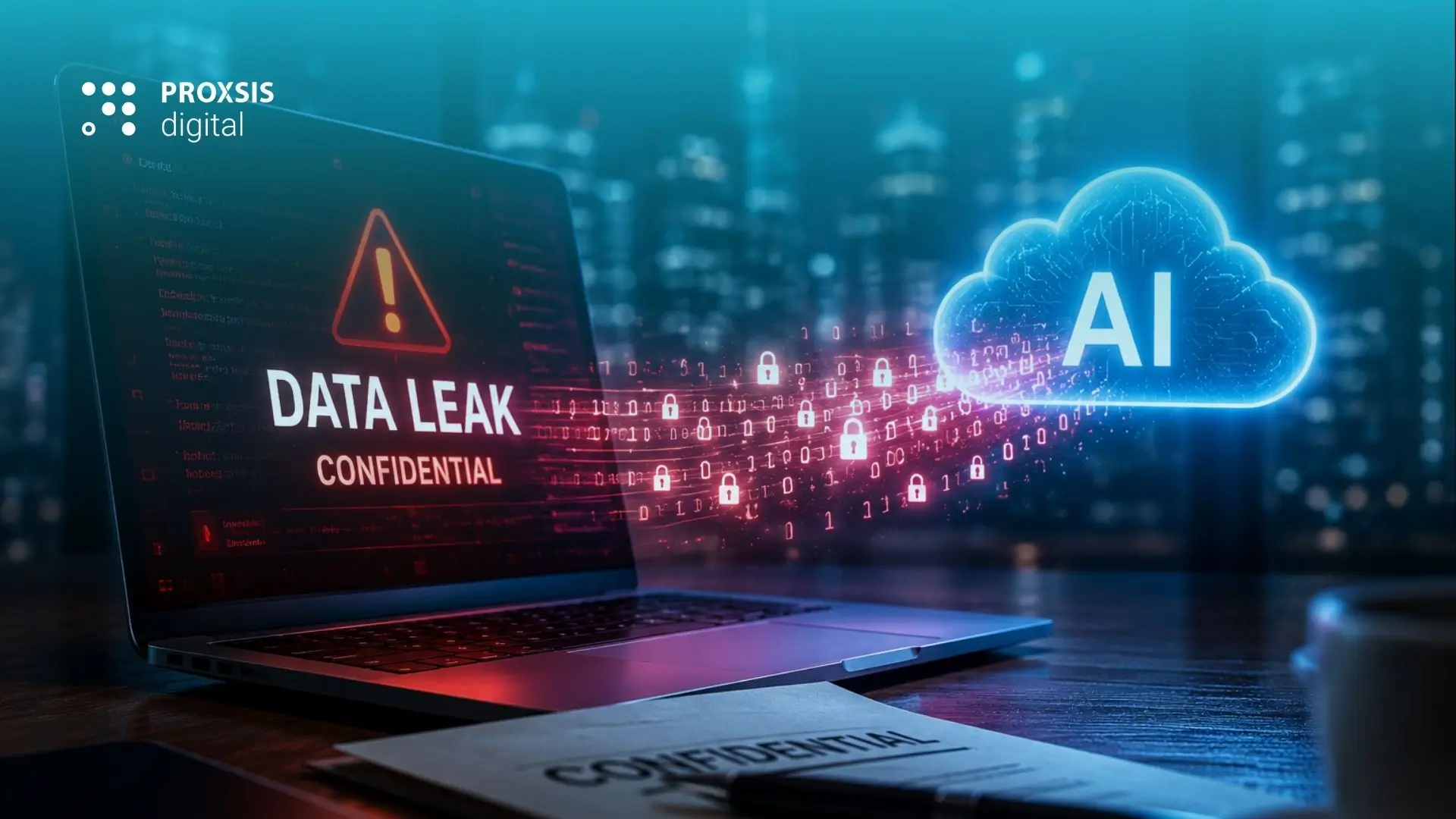 Skema kebocoran data sensitif perusahaan melalui platform AI publik.