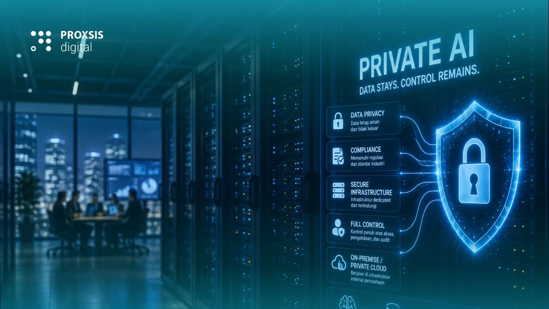 Infrastruktur Private AI untuk keamanan data bisnis