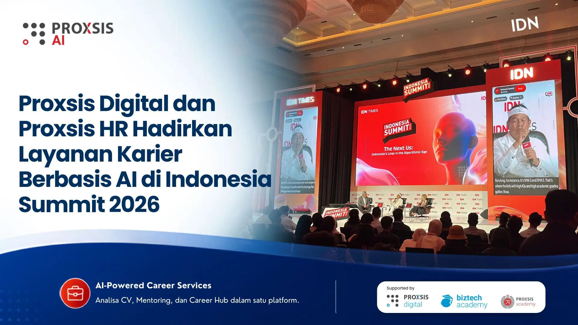 Layanan karier berbasis AI dari Proxsis Career Hub