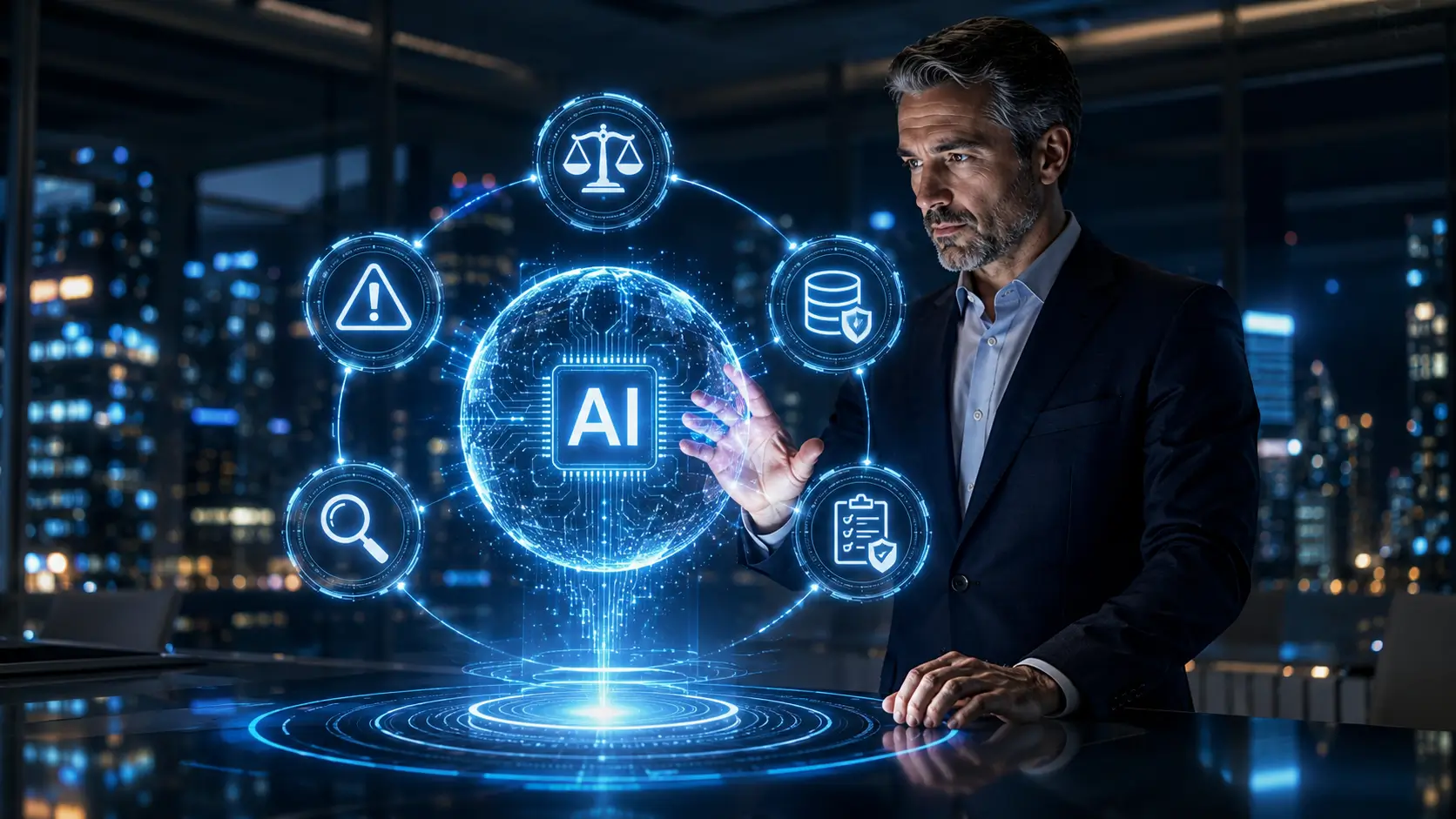 ilustrasi-5-komponen-utama-ai-governance-framework